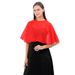 Acessórios de vestuário Good Goods Cor sólida Chiffon Xale Colete Noiva Equipe Dama de honra Vestido de casamento Jantar Xale Feminino_voghion.com