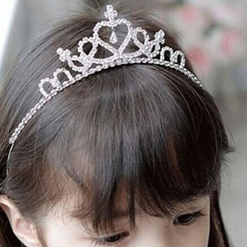 Children's Crown Summer New Style Headdress Stage Performance Bride Wedding Hair Accessories Flower Girl Baby Hairpin_voghion.com