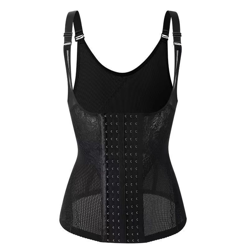 Women's large size 6 row body shaping tops for women body shaping postpartum corsets suspenders waist shaping vest_voghion.com