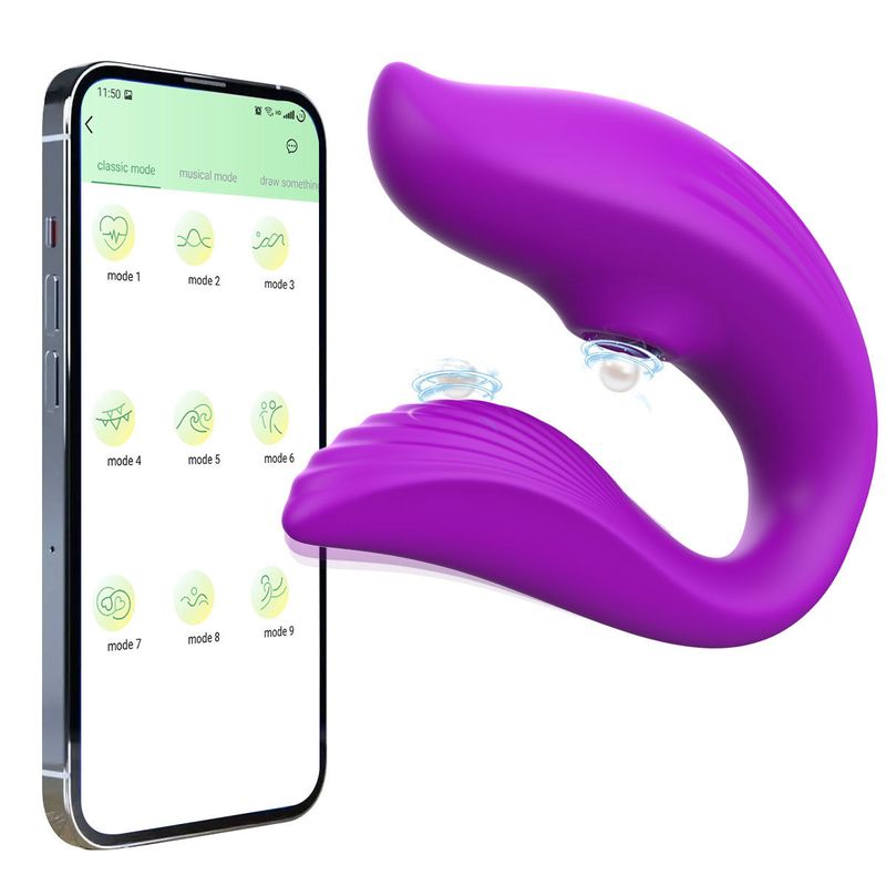 APP Remote Vibrator For Women, Long-Distance Control Couple's Wearable Sex Toy, Female Masturbator_voghion.com