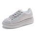 Neue lässige Einzelschuhe mit flacher Sohle des Designers für Damen, Strass-Volldiamant-Studentenschuhe für Damen_voghion.com
