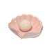 Ceramic Seashell Soap Dish, Creative Bathroom Drain Soap Box, Toilet Sink, High End Luxury Soap Holder_voghion.com