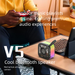 2025 New Portable Wireless Bluetooth Transparent Colorful Light Mecha TWS Card Slot Mini Speaker_voghion.com