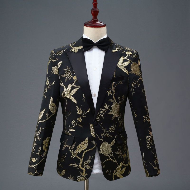 CT 2025 New Men's Suit Set Singer Host Formal Wear Adult Choir Costume Performance Outfit Men_voghion.com