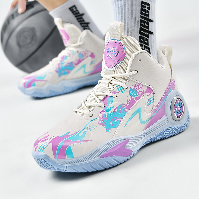 Explosive new high top sneakers green game cement boots performance basketball shoes_voghion.com