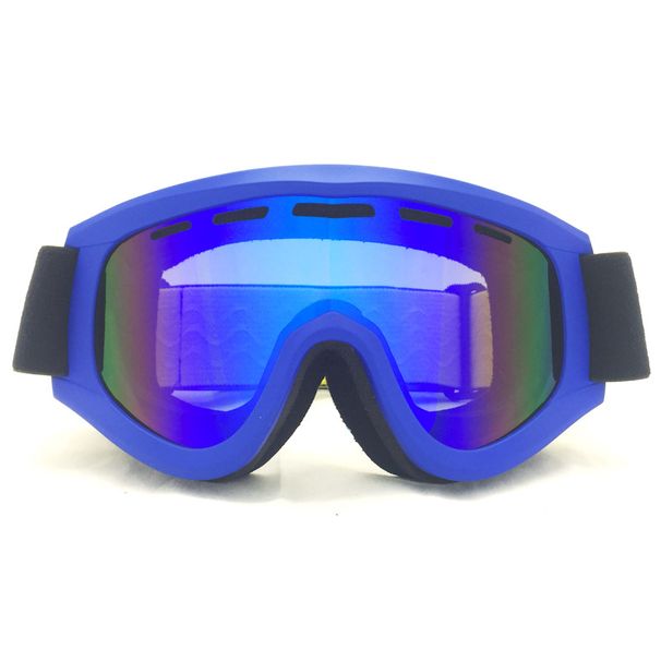 Lunettes de ski cylindriques grand champ de vision double anti-buée, tempête de sable et neige aveugle hommes et femmes en hiver_voghion.com