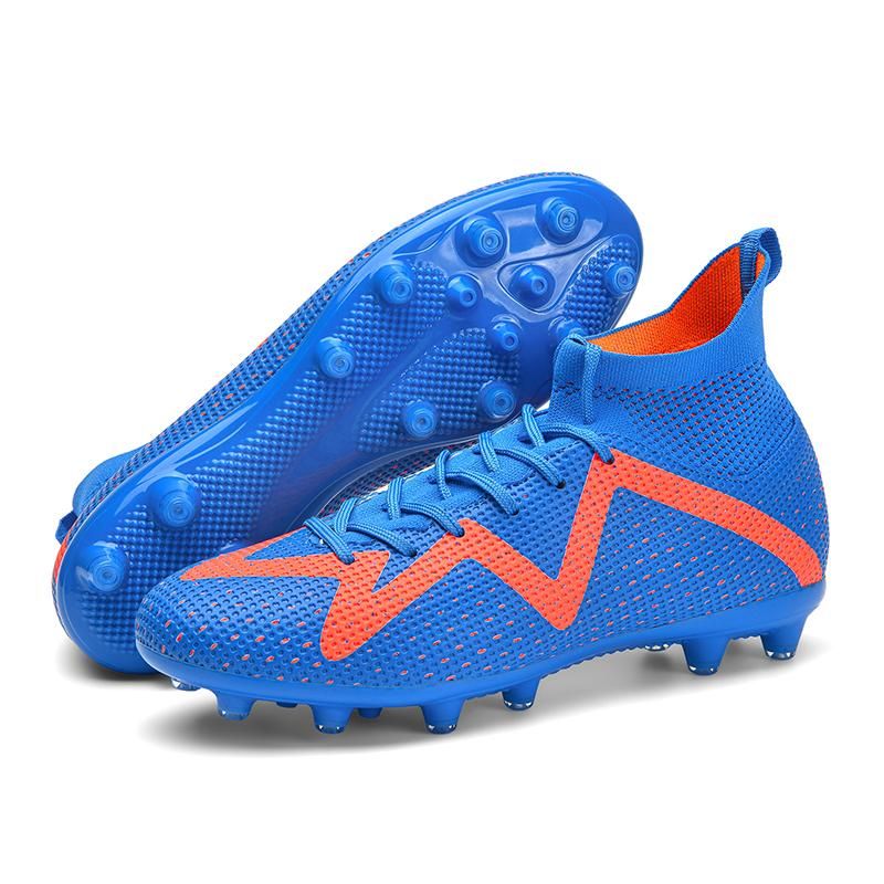 35-47 Unisex Football Shoes High-quality Large Size, High Elastic Socks, Artificial Lawn Long Nail Football Boots, Child Training Football Boots_voghion.com
