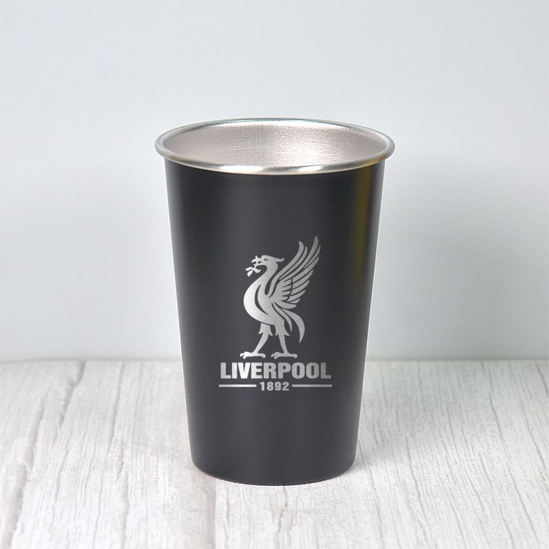 2024 Europameeschterschaft Team Souvenir Water Cup 304 Edelstahl Waasser Cup Football Club Peripheral Kalt Gedrénks Beer Cup_voghion.com