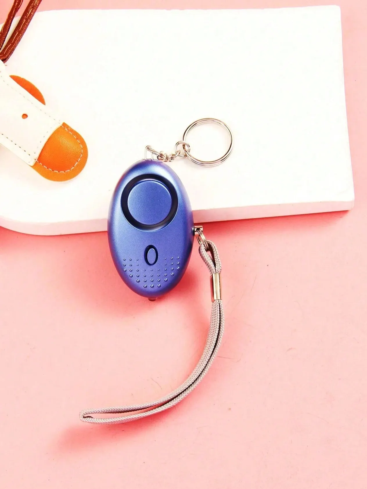 1 Pc Women's Self-Defense Safety Keychain Set, Including Alarm, Convenient Outdoor Keychain, Holiday Gift_voghion.com
