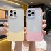 Phone Case & Covers Suitable Candy Color Stitching Mobile Phone Case Iphone15 Large Hole Acrylic Anti Fall Hard Shell_voghion.com