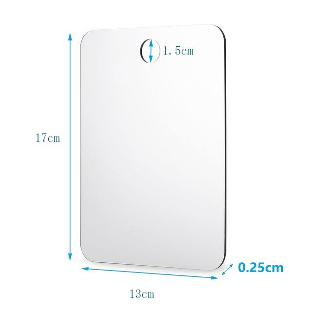 Anti-imma sminkspegel badrum dusch rakning imfri sminkspegel toalettrum resespegel med väggsug_voghion.com