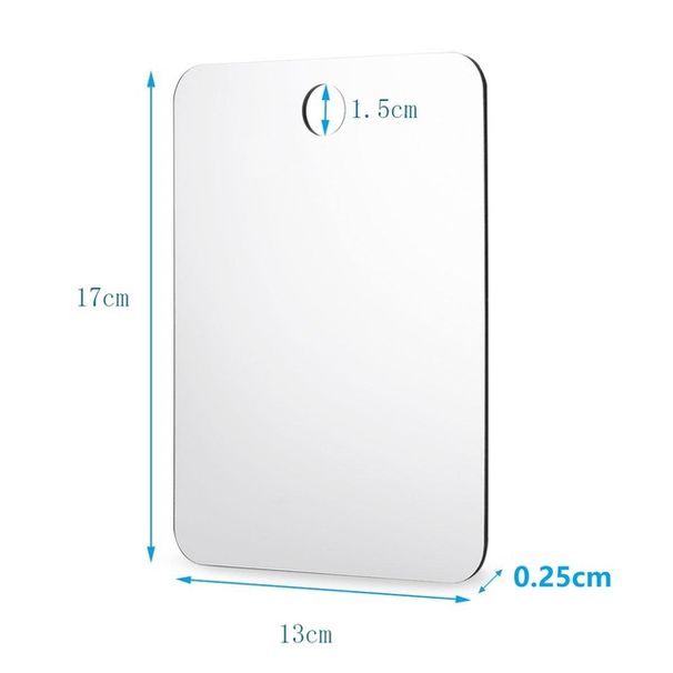 Anti-imma sminkspegel badrum dusch rakning imfri sminkspegel toalettrum resespegel med väggsug_voghion.com