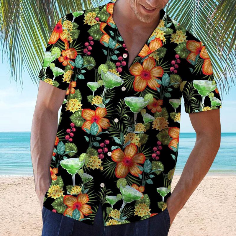 Men's Clothing 3D Digital Printed Shirt Casual Summer Shirts_voghion.com