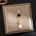 Women's accessories Diamond set simple temperament design sense trend necklace_voghion.com