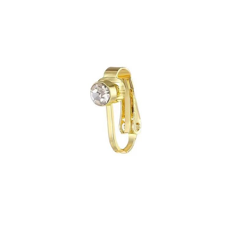 ​Floral Cubic Zirconia Belly Button Ring - 316L Surgical Steel Body Jewelry, Handcrafted Design (14G/16G, Hypoallergenic, Gift Box Included)​_voghion.com