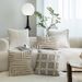 2025 Silent Wind Cream Color Series Three-Dimensional Cluster Modern Simple Light Luxury Cushion Cover Famous Host Sofa_voghion.com