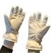 Women's Winter Ski Gloves, Fleece-Lined, Thickened, Warm, Snow Play, Waterproof, Windproof, Full Palm, Non-Slip,_voghion.com