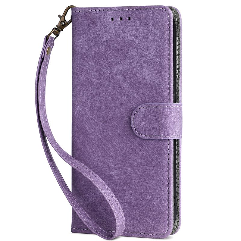 Google Pixel 8 Wallet Case mit RFID-blockierendem PU-Leder und Standfunktion – Lila_voghion.com