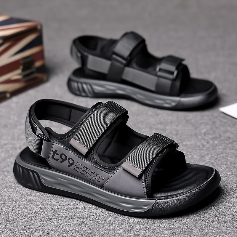 Herrenschuhe Sommer Neue Weiche Sohle Outdoor Fahren Indoor Freizeit Rutschfeste Strandschuhe Herren Hausschuhe_voghion.com