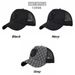 Unisex Metal label R baseball cap R mesh cap Duck cap Mesh visor Breathable cap Mesh cap_voghion.com