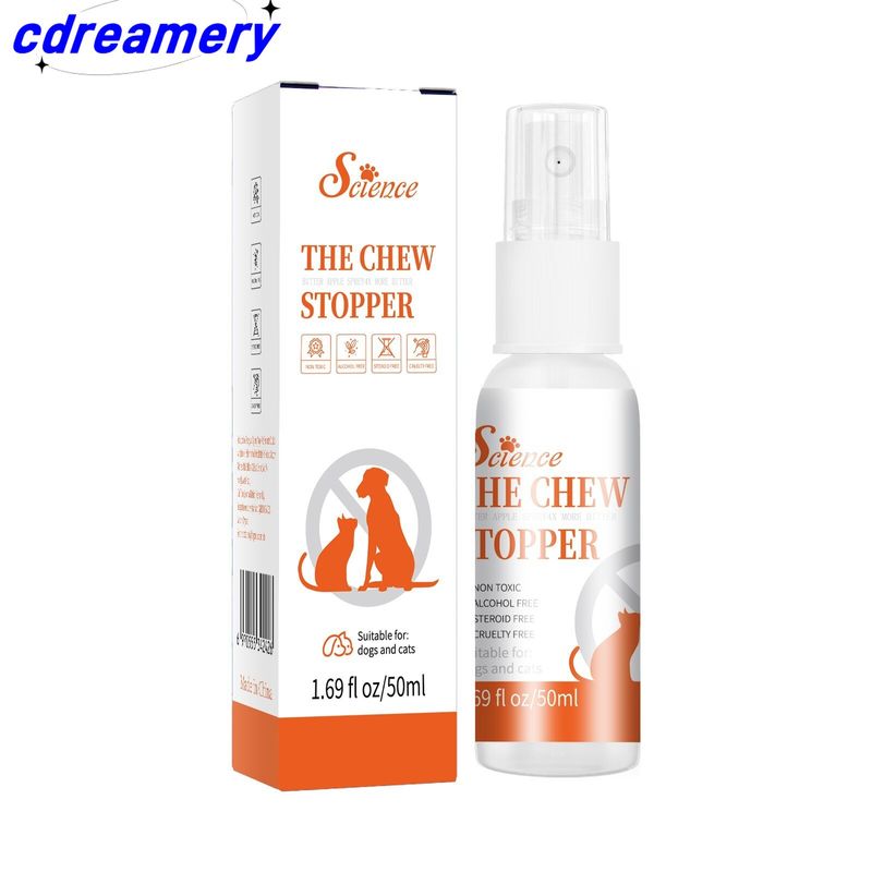 1 pz 50 ml Pet Restricted Area Spray Pet Expel Spray Stop Chewing Spray multifunzionale delicato Stop Biting per cani gatti forniture per animali domestici_voghion.com