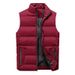 Men's Stand Collar Vest – Lightweight Quilted Sleeveless Jacket, Slim Fit With Zip Pockets (M-8XL) Layering Essential For Casual & Streetwear_voghion.com