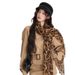 Leopard Print Women's Scarf, Thin Print, Spice Girls Scarf, Atmosphere Shawl_voghion.com