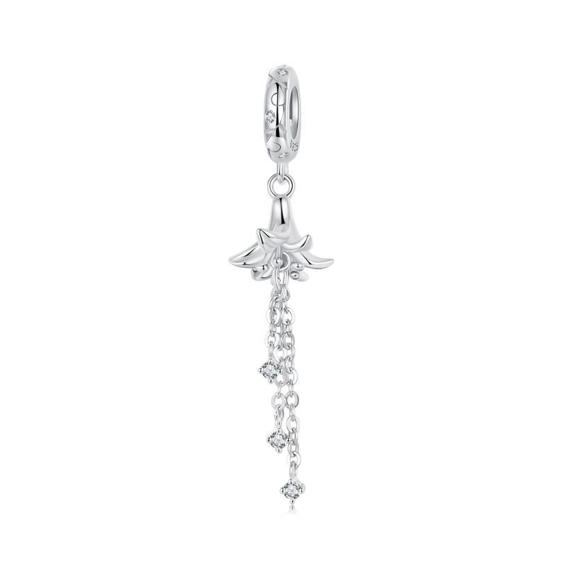 Ciondolo a forma di giglio in argento sterling_voghion.com