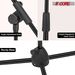 5 Core Tripod Mic Stand Floor Adjustable 18 To 72 Inches Sturdy Boom Arm Holder Microphone Stands Pedestal Para Microfono For Singing MS 080_voghion.com