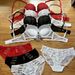 Kleine borstverzameling Sexy lusgespband Holle kant bh Primordial Year Rood ondergoedset_voghion.com