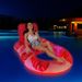 LED Inflatable Lounge Chair - Heavy-Duty PVC With Reinforced Mesh & Dual Air Vents (180cm Waterproof Lights For Adults Pool/Beach Use)_voghion.com