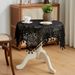 Black Vintage American Style Tablecloth - Knit Rectangular Dining Table Cover With Non-Slip & Dustproof Design_voghion.com