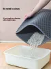 90x60CM Large Cat Litter Mat Waterproof Double Layer Non Slip Litter Box Tray Pad Washable Durable Pet Toilet Training Mat_voghion.com