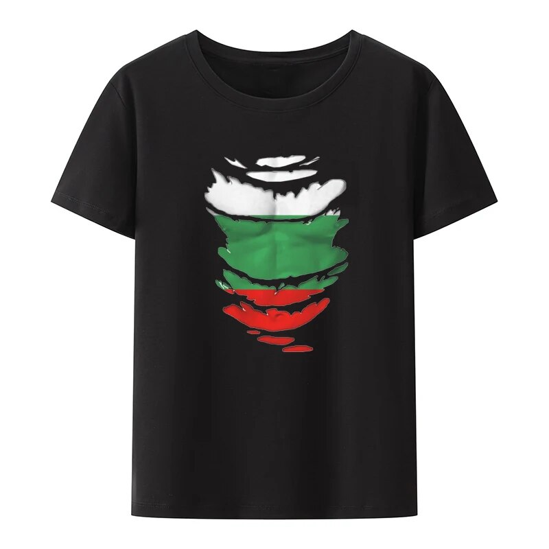 an Flag see Muscles through Ripped T-Shirt a_voghion.com