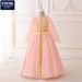 Kid's Clothing Girls Dress New Girls Party Robe Embroidered Satin Mesh Tulle Tutu Evening Dress Skirt_voghion.com