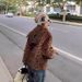 Leopard Print New 2025 Eco-Friendly Women's Casual Lazy Style Warm Coat Long Sleeve Top_voghion.com
