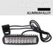 Faro anteriore modificato in alluminio stile lungo - LED ad alta luminosità, finitura nera, 16x13x8 mm, compatibile con più modelli di veicoli_voghion.com