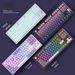 Yindiao Y87 Mechanical Keyboard RGB Custom Gasket Structure Full Key Hot-Swappable Wireless Tri-Mode Bluetooth Gaming_voghion.com