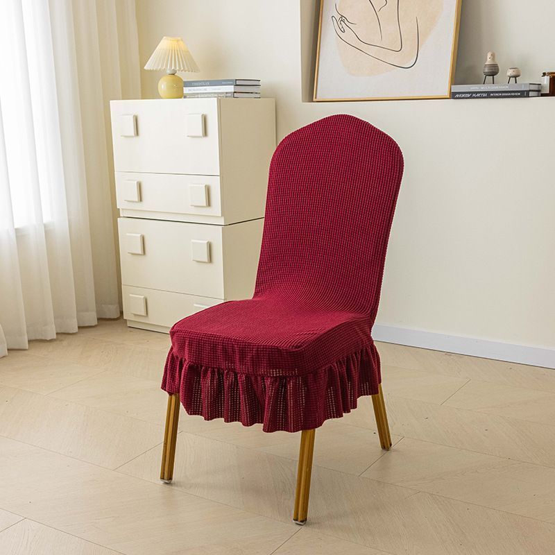 Elastic Hotel Cover Thickened Restaurant Curved Home Universal Dining Chair Banquet All-in-One Stool_voghion.com