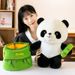 Bamboo Adorable Tube Panda Plush Toy Soft And Cuddly Giant Panda Gift Doll_voghion.com