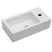 White Ceramic Rectangle Wall Mount Bathroom Sink With Single Faucet Hole_voghion.com