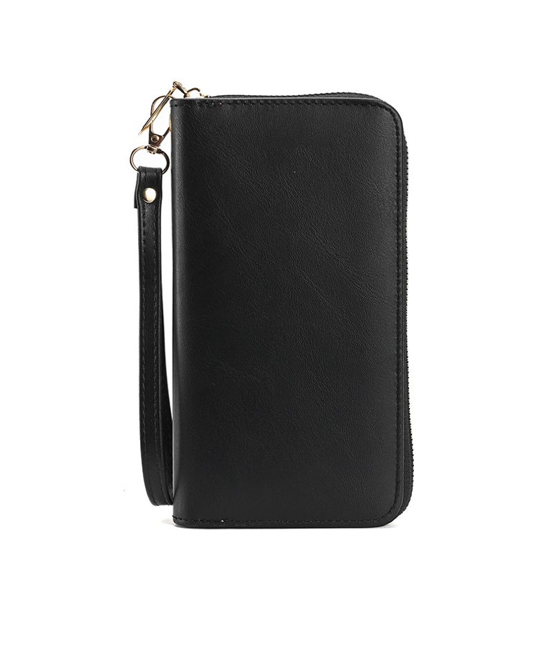 Etui na paszport i portfele Portfel damski Nowy styl Modny portfel Długi Niche Design Jednolity kolor Prosta kopertówka Duża pojemność Torebka_voghion.com