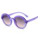 Occhiali da sole polarizzati per bambini alla moda, per ragazzi e ragazze, montatura in morbido TPEE, design a occhio di gatto, protezione solare UV400, occhiali rotondi_voghion.com