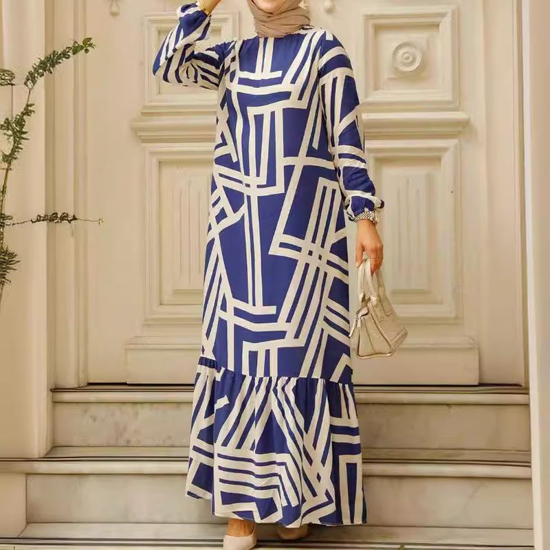 Women's Clothing long sleeved robes spring and autumn new elegant casual large size _voghion.com