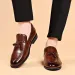 Men's Leather Shoes Fashion Business Casual Formal Dress Shoe Designer Loafers Moccasins Luxury Wedding Shoes For Men Big Size48_voghion.com