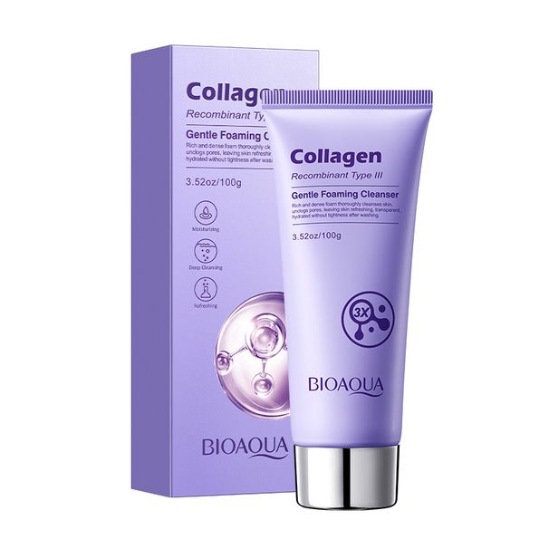 Restructured Type III Collagen 100g Gentle Foaming Cleanser Skincare Product_voghion.com