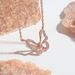 Collana con ciondolo a forma di fiocco in oro rosa, catena per clavicola, design personalizzato, alta qualità, con farfalla cava e diamanti_voghion.com