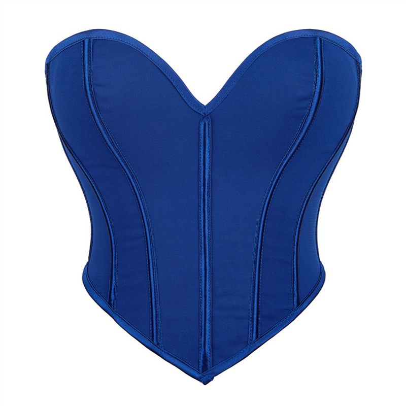 Frauen Dessous Frosted Tube Top Body Shaper Weibliche Sexy Taille Palace Korsett_voghion.com