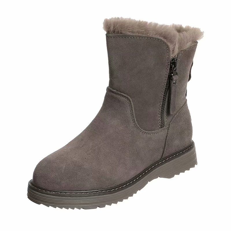 autumn and winter new Korean version thick soled short tube Martin women s internet red cotton student casual warm_voghion.com
