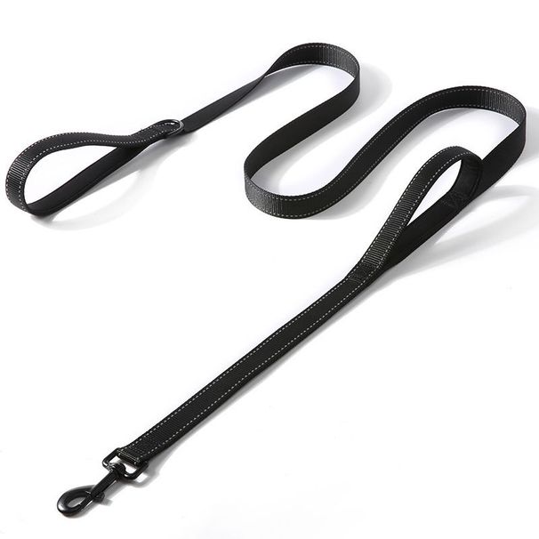 Neues Haustier für große und mittelgroße Hunde, reflektierend mit zwei Griffen, explosionsgeschützte Hundeleine_voghion.com